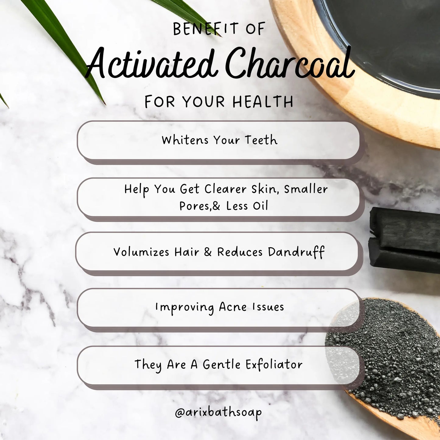 ARIX Activated Charcoal Soap I Solid Lasting Freshness Bathing Bar I 99.9% Germ Protection and Deep Cleansing I Acne, Blackheads, Anti Wrinkle, Pimple Skin Care I for All Skin Types (Pack of 3)