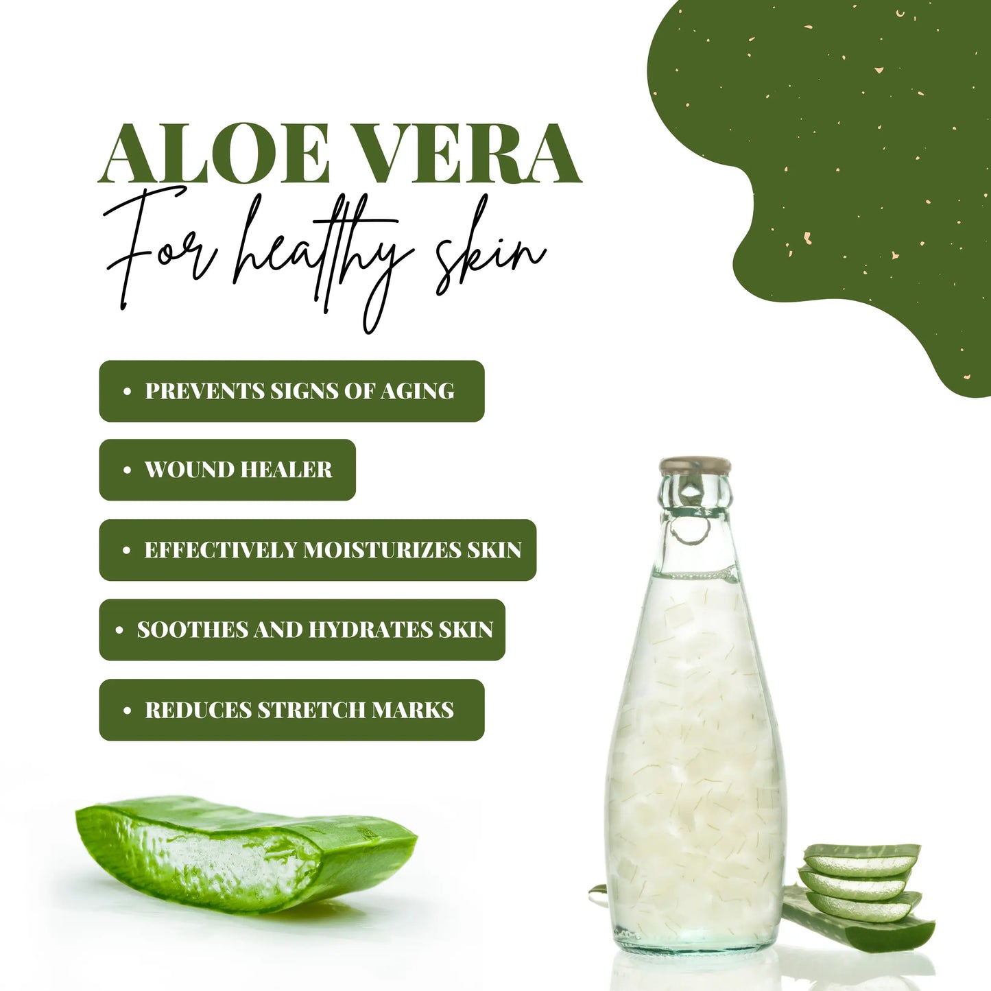 AMBANI HEALTH CARE Pure Aloe Vera Gel I Herbal Multipurpose Beauty Gel I No Parabens I Ideal for Skin, Face, Acne Scars, Hair Care, Moisturizer & Dark Circles I for All Types of Hair and skin (500g)