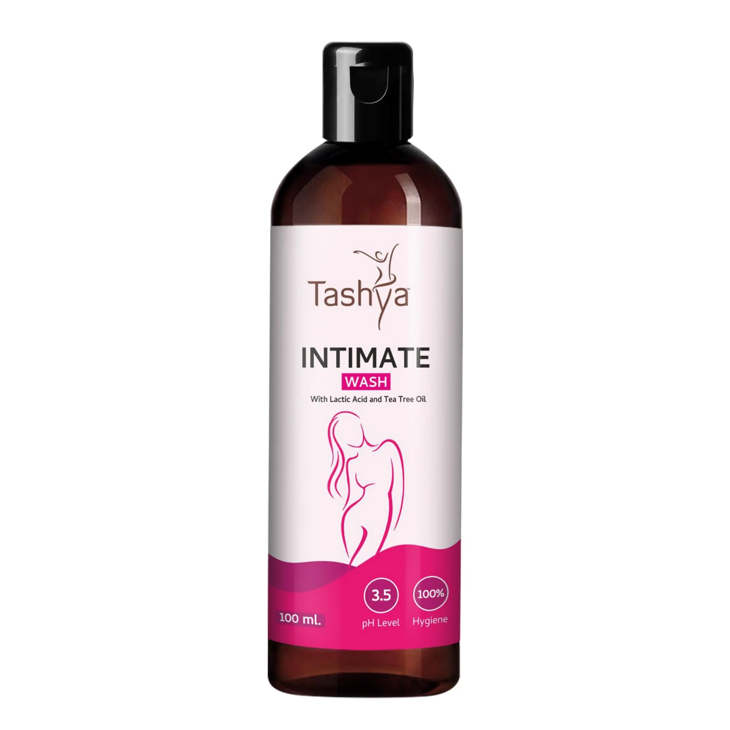 TASHYA Intimate Wash I Hygiene Wash for Women with Tea Tree Oil & Neem Extract I pH Balanced I Prevents Itching, Irritation & Dryness I for All Skin Types I Safe during Pregnancy & Periods – 100 ML