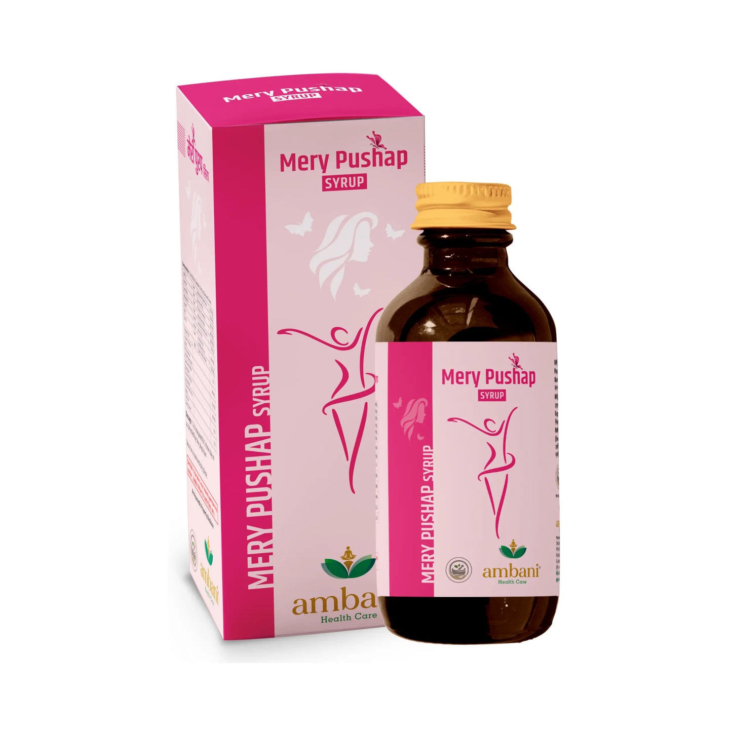 AMBANI HEALTH CARE Ayurvedic Mery Pushp Syrup I All-Natural, Vegetarian I Herbal Medicine for Hormonal Imbalance I Supports Strength & Energy I Ideal for Women's Health and Wellness