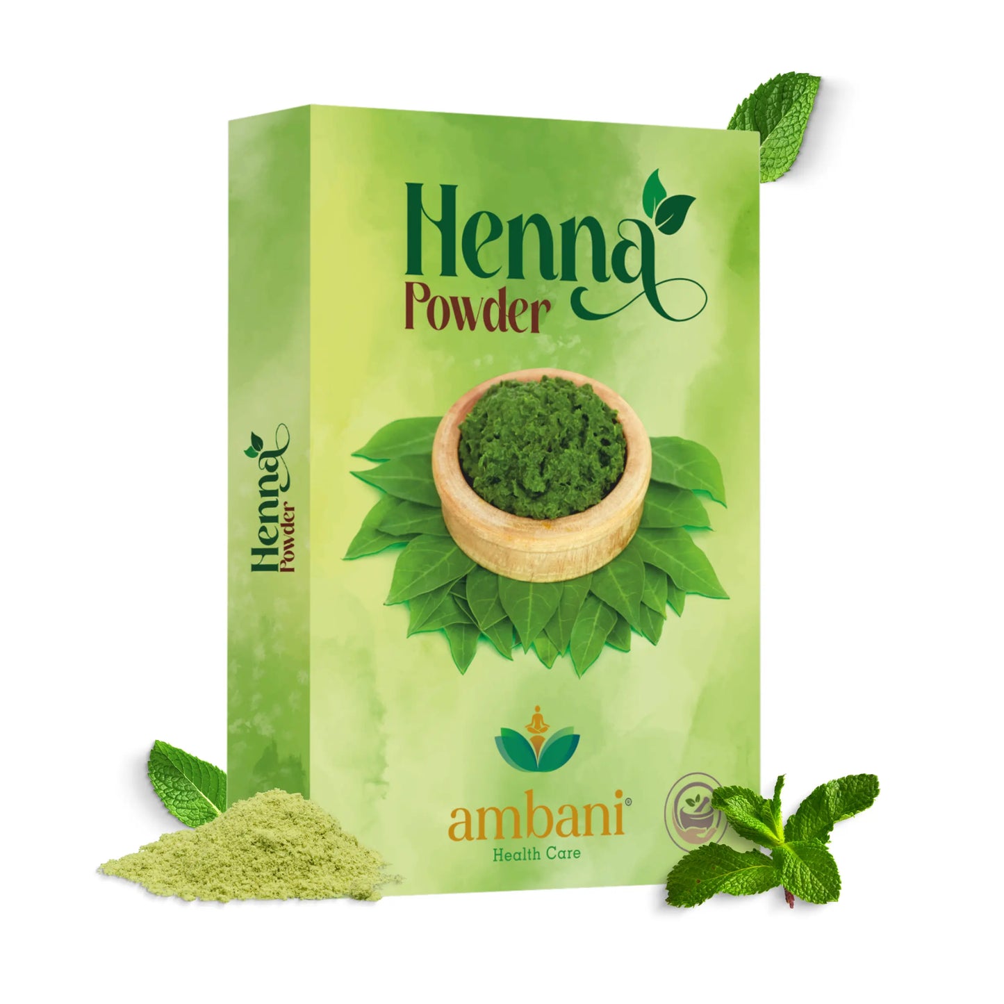AMBANI HEALTH CARE Henna Powder I Natural & Pure Herbal I for Strong and Damaged Hair, Shine & Nourish I Paraben, Chemical & Sulphate Free I for Hair, Hands & Feet I for Women & Men