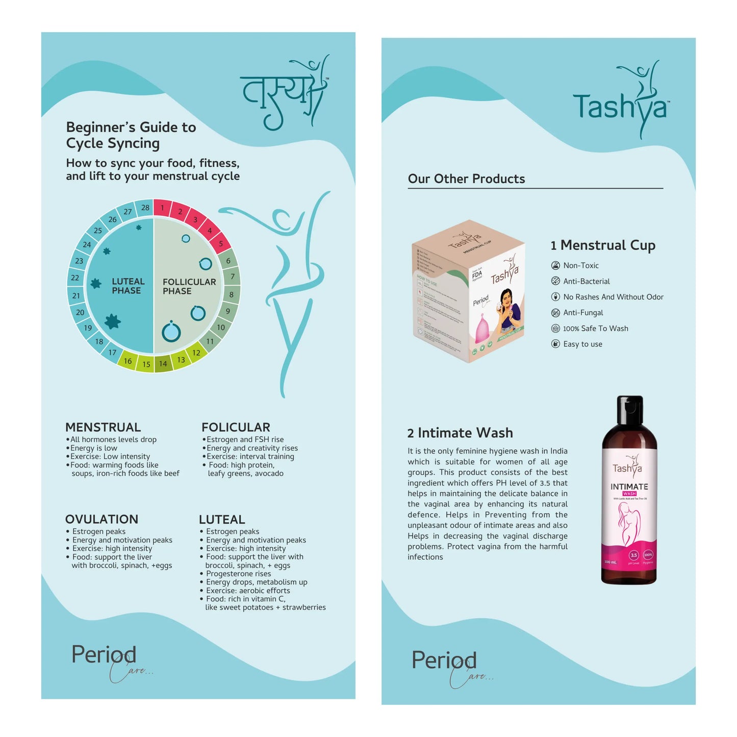 TASHYA Rash free 14 Sanitary Pads + Ultra soft 4 Panty Liners I Pure Cotton Sanitary Combo for Women I 8 Layer Sanitary Napkins I Rash Free, Anti Tan, Skin Friendly, Leak-proof I for All Skin Type