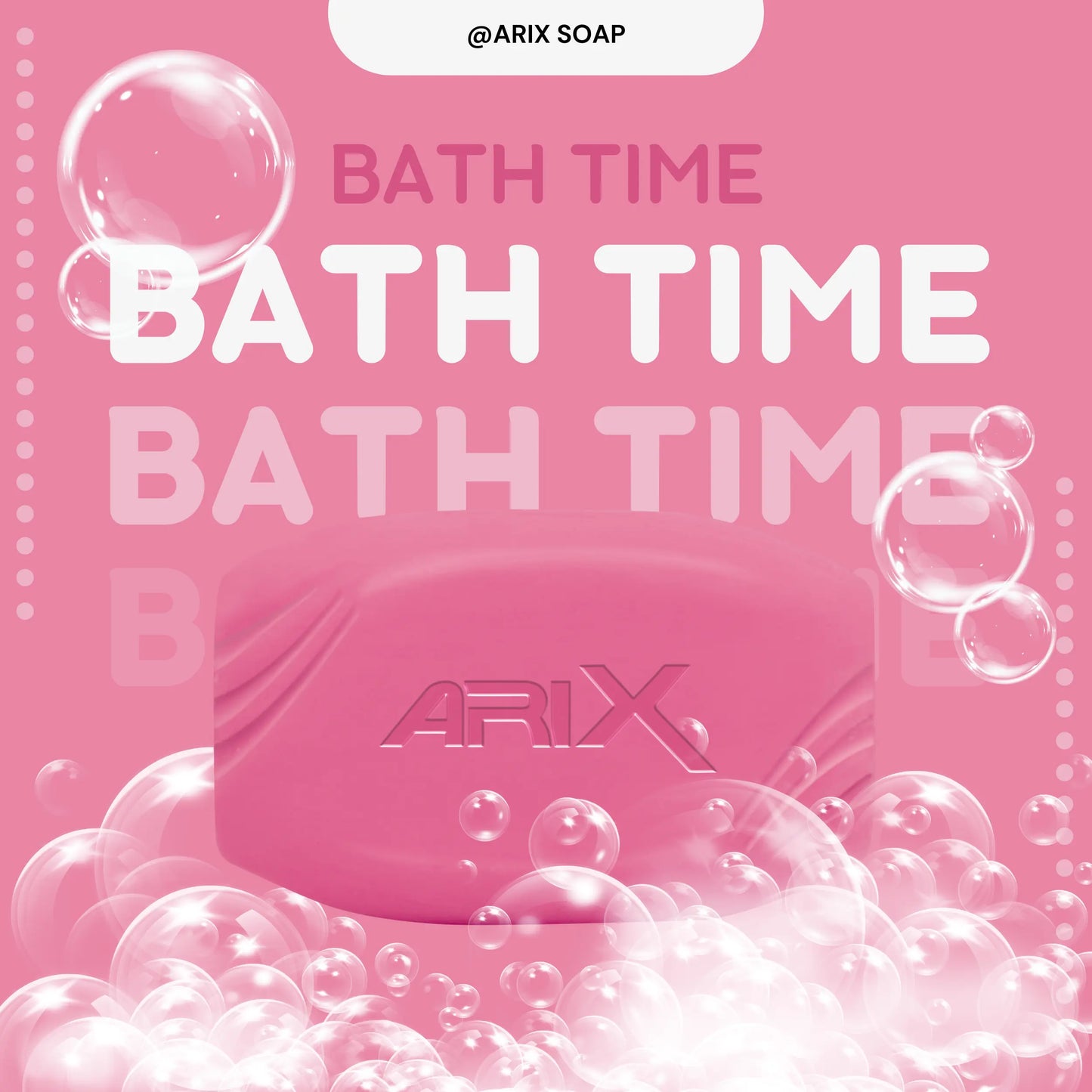 ARIX Rose Soap I with Rose Scented I Handmade Bathing Bar for Face & Body I Smooth, Soft Moisturized, and Glowing Skin I Sulphate & Paraben free I for Women & Men with All Skin Types (Pack of 4 + 1)