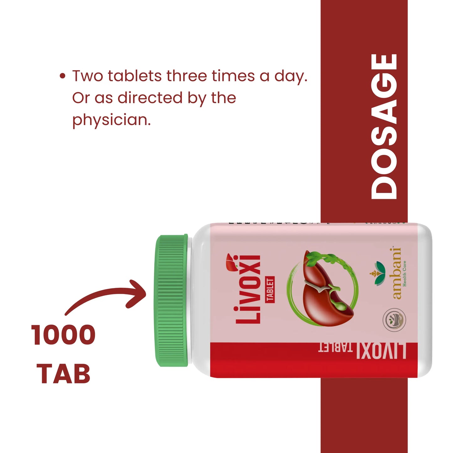 AMBANI HEALTH CARE Livoxi Tablet I All-Natural I Herbal Supplements I Vegetarian I Stress Hormone I for Men & Women