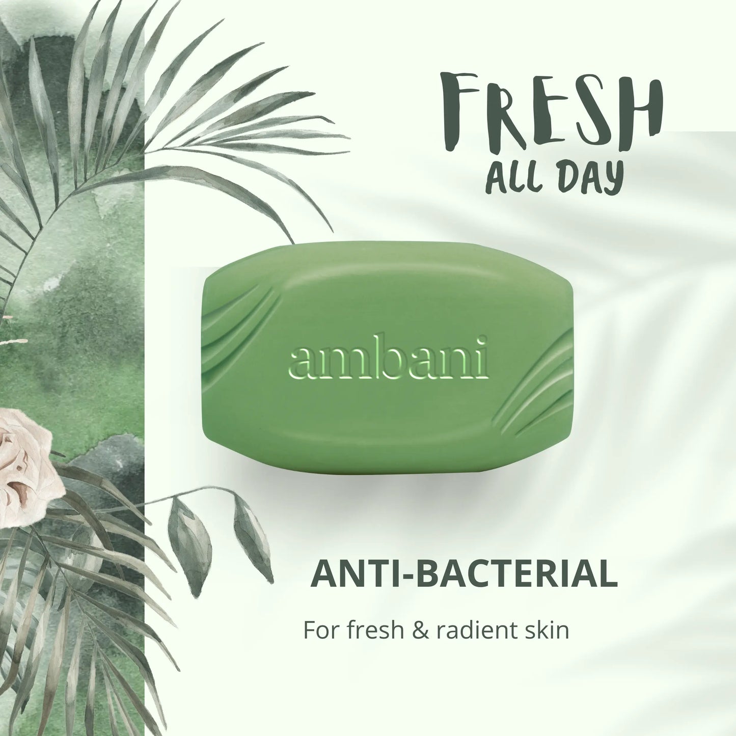 MBANI HEALTH CARE Neem Soap I Handmade Bathing bar I with Goodness of Neem Leaves I Natural Cleanser I for Smooth, Antibacterial, Moisturized & Nourished Skin I for All Skin Types - Set of 10
