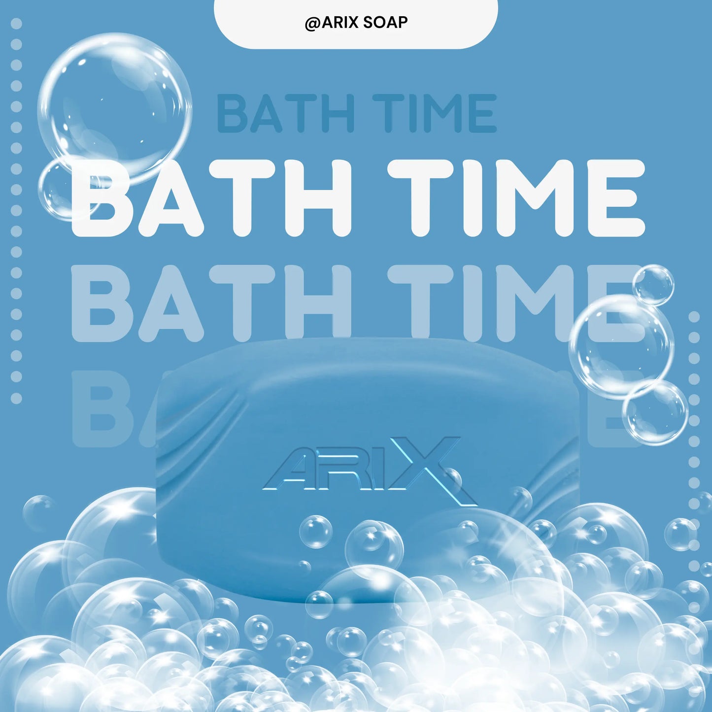 ARIX Cool Mint Soap with Menthol Fresh I Natural Ingredients Handmade Bathing Bar I Cooling & Soothing Effect on Skin