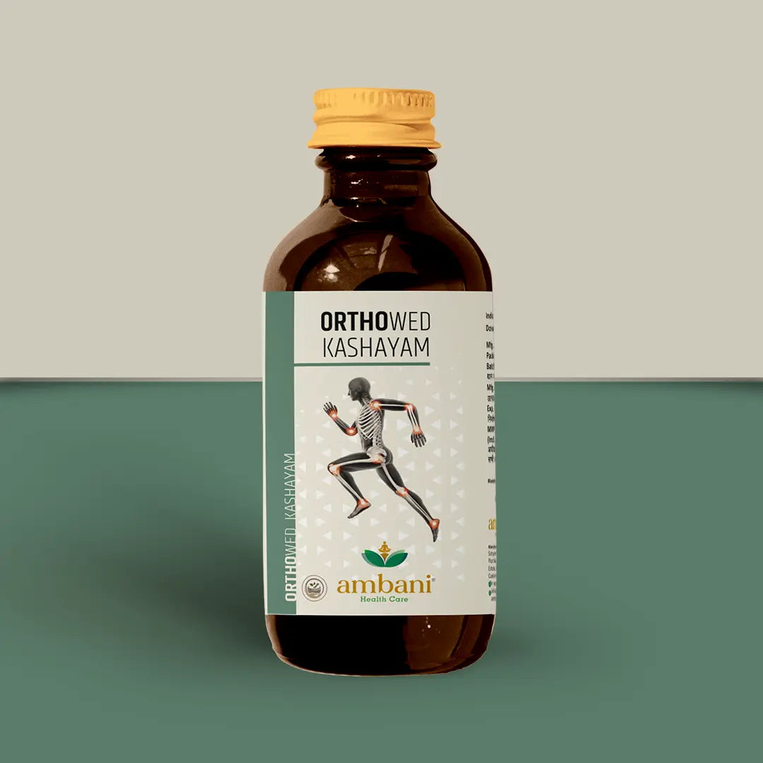 AMBANI HEALTH CARE Orthowed Kashayam I Sugar-Free I Supports Joint & Muscle Strength I Helps In Body Pain Relief for Men & Women (200 ml)