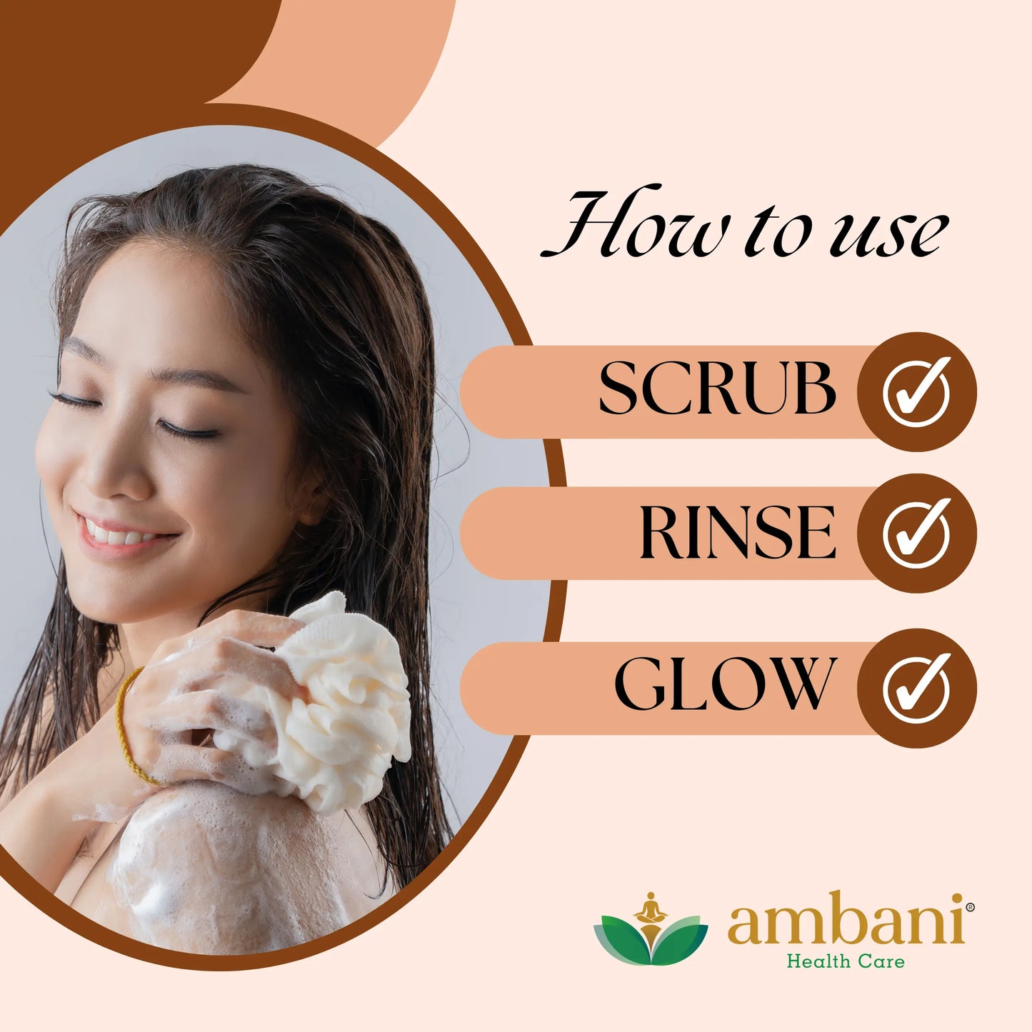 AMBANI HEALTH CARE Sandal & Turmeric Soap I with Essential Oil I Long-Lasting Fragrance I Handmade Bathing bar I Natural Cleanser I for Total Skin Care I Suitable for all Skin Types - Set of 10