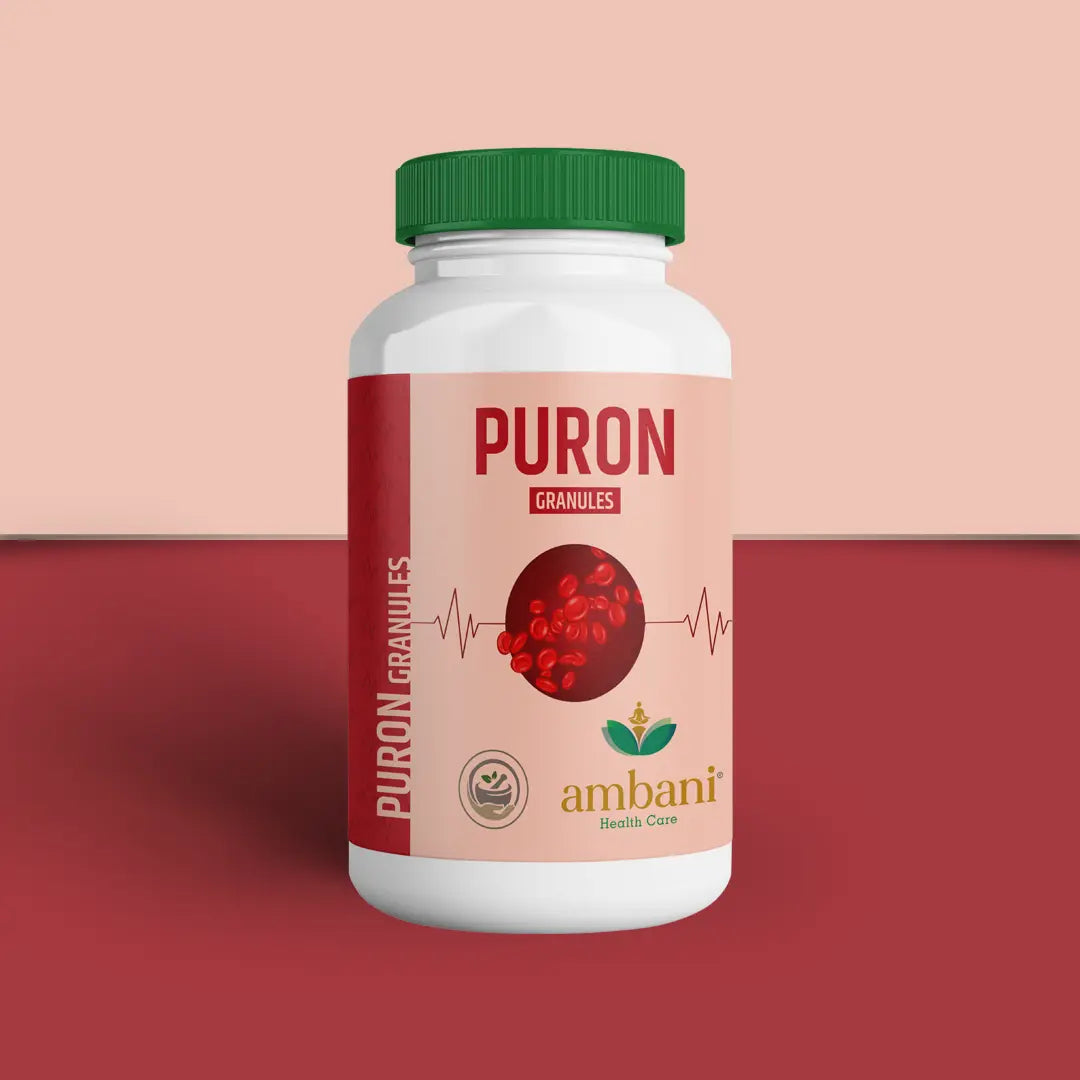 AMBANI HEALTH CARE Puron Granules I Natural Ayurvedic I Herbal Extracts I Improves skin textures I tasty and flavored I Cruelty Free & Vegan I for Skin Care – 100gm