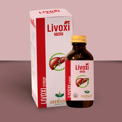 AMBANI HEALTH CARE Livoxi Syrup I 100% Naturally Ayurvedic Medicine I Helps with Liver Protection, Cleanse, and Detox I Improves Digestion I Immunity, and Metabolism I for Men and women - 200 ML