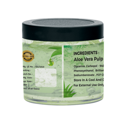 AMBANI HEALTH CARE Pure Aloe Vera Gel I Herbal Multipurpose Beauty Gel I No Parabens I Ideal for Skin, Face, Acne Scars, Hair Care, Moisturizer & Dark Circles I for All Types of Hair and skin (100g)