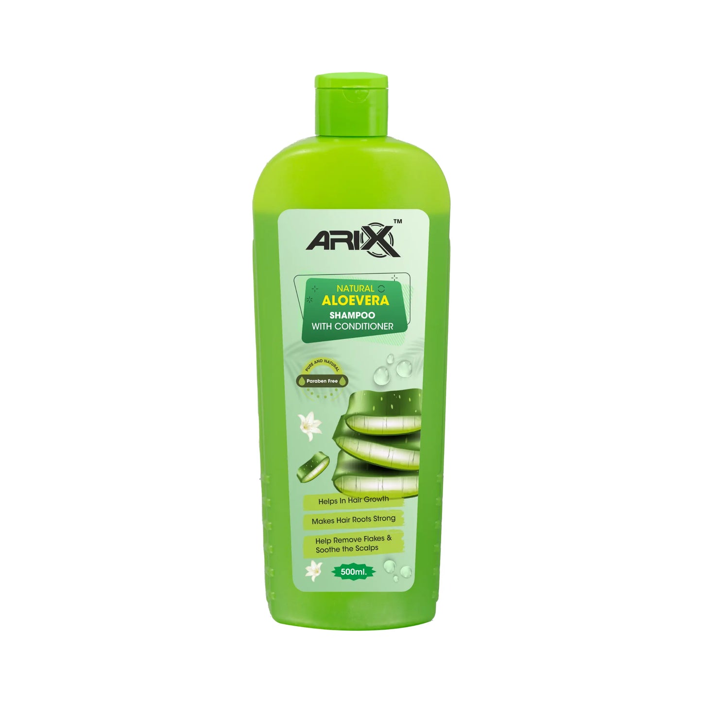 ARIX Natural Herbal Aloevera Shampoo Conditioner I for Dry & Frizz Free Hair I Enhance Shine, Strengthen, Soothe Scalp and Reduce Hair Fall I Paraben & Artificial free I for Women & Men