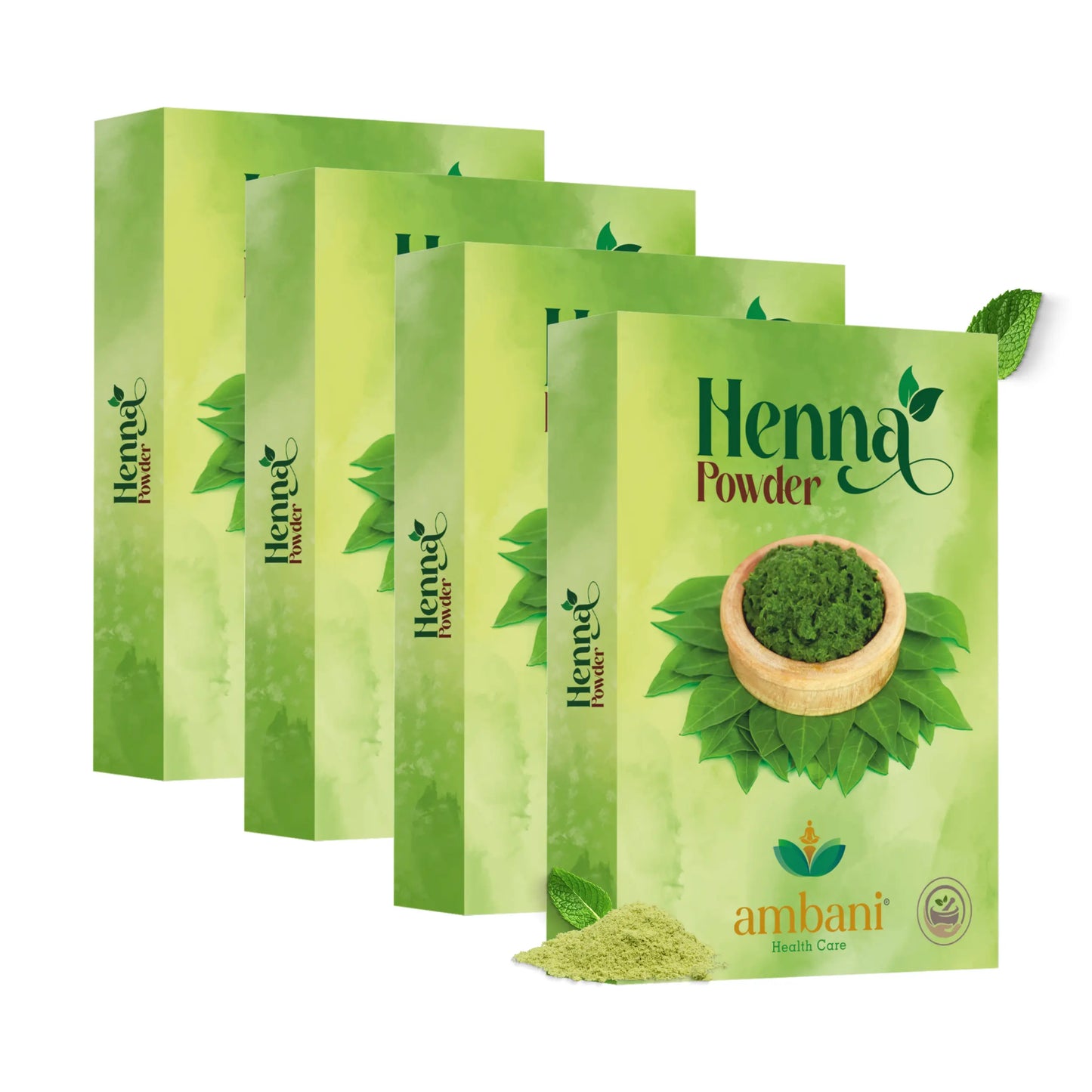 AMBANI HEALTH CARE Henna Powder I Natural & Pure Herbal I for Strong and Damaged Hair, Shine & Nourish I Paraben, Chemical & Sulphate Free I for Hair, Hands & Feet I for Women & Men