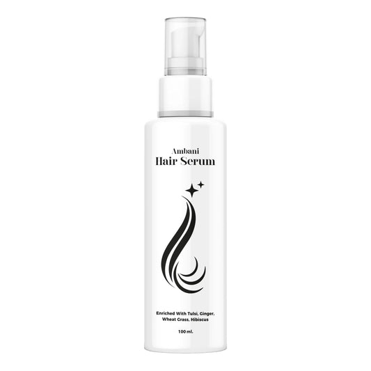 AMBANI HEALTH CARE Hair Serum I Natural & Vegan I For Dry, Flyaway & Frizzy Hair I Deep Smoothening I Tangle Free & Frizz-Free I Boosts Hair Growth & Strengthens I Suitable for All Hair Types