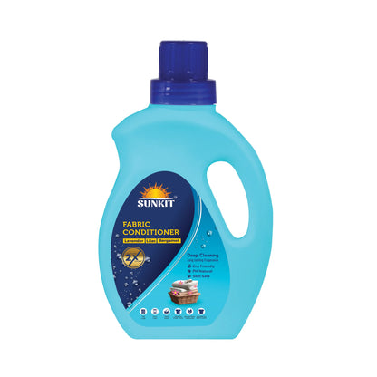 SUNKIT Fabric Conditioner I Eco-friendly & Non-Toxic I After Wash Liquid Fabrics Softener with Long-Lasting Fragrance I Protects Shine & Safe for Baby Clothes I for Washing Machine & Hand Wash - 500ml