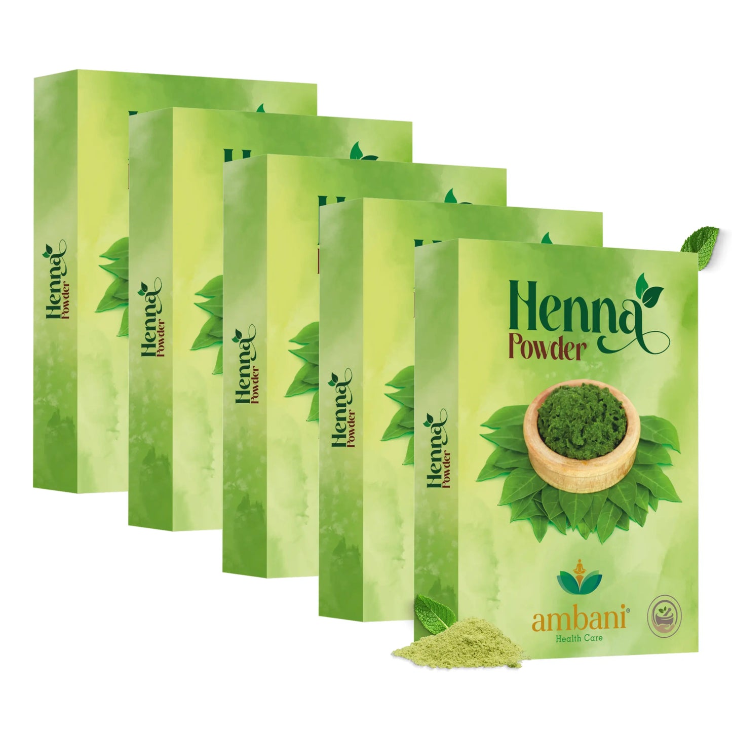 AMBANI HEALTH CARE Henna Powder I Natural & Pure Herbal I for Strong and Damaged Hair, Shine & Nourish I Paraben, Chemical & Sulphate Free I for Hair, Hands & Feet I for Women & Men