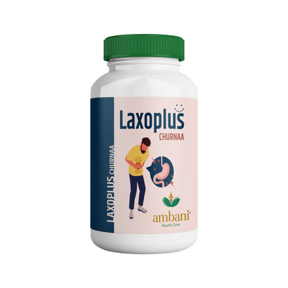 AMBANI HEALTH CARE Laxoplus Churna I Ayurvedic Medicine for Fast Relief of Constipation, Help Reduce Acidity & Aid Digestion I Natural Bowel Regulator I Non-habit forming herbal formula – 100 GM