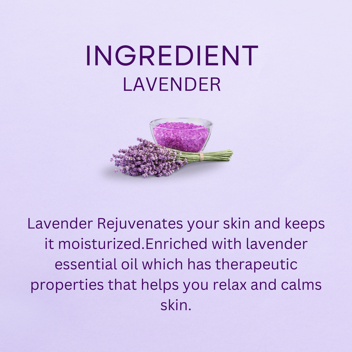 Lavender Soap | Calming, Moisturising & Gentle Bath Bar | Suitable for All Skin Types | Toxin-Free | Promotes Clear, Radiant Skin | Pack of 5 x 100 g