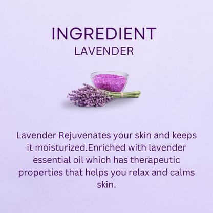 Lavender Soap | Calming, Moisturising & Gentle Bath Bar | Suitable for All Skin Types | Toxin-Free | Promotes Clear, Radiant Skin | Pack of 5 x 100 g