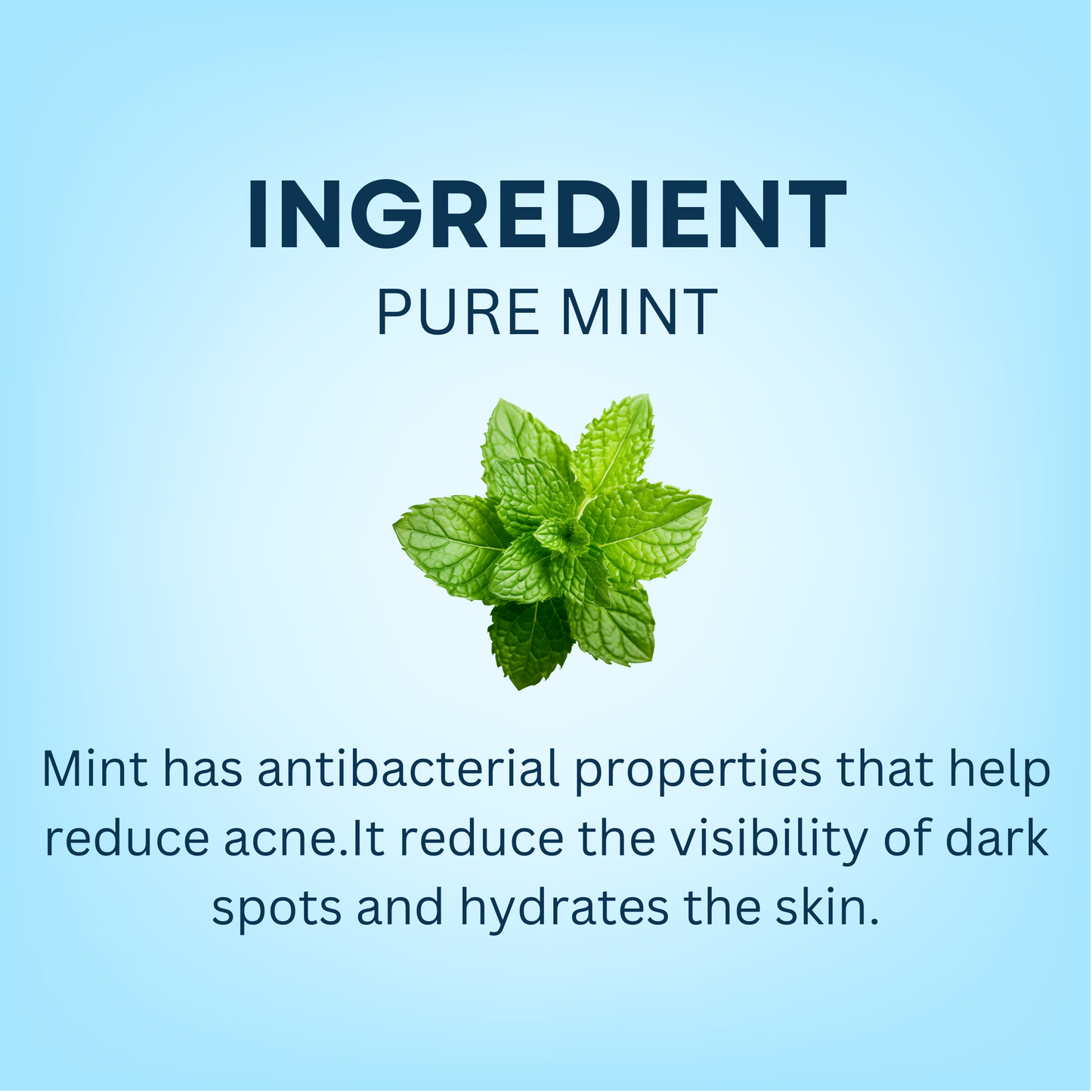 Natural Cool Mint Soap | Refreshing Handmade Bath Bar | Deep Cleansing & Purifying | Free from Mineral Oils | Suitable for All Skin Types | Pack of 5 x 100 g