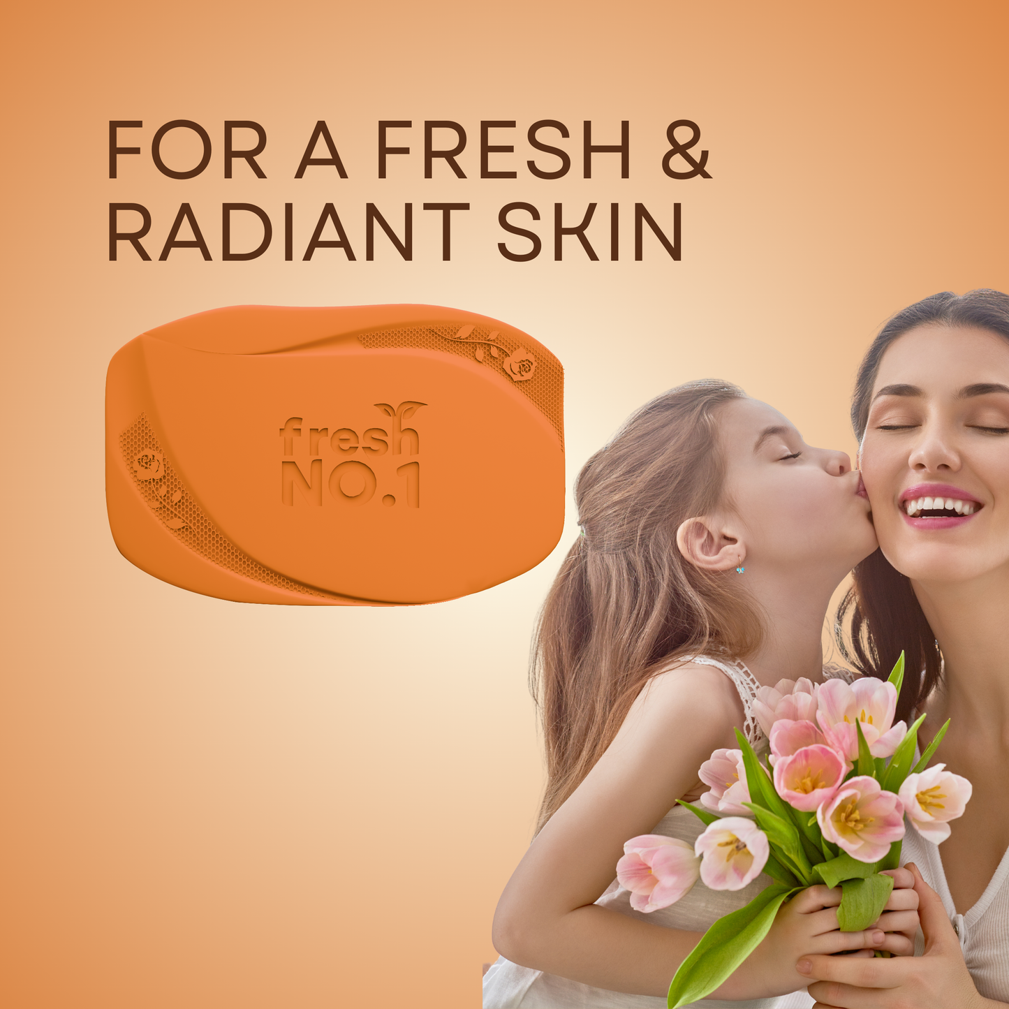 Pure Radiance Sandal Bathing Bar | Moisturising & Rejuvenating | Soft, Smooth & Younger-Looking Skin | Pack of 5 × 100 g