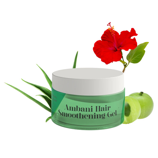 AMBANI HEALTH CARE Hair Smoothing Gel I Controls Hair Damage & Improves Hair Conditioning I Non-Sticky & Non-Greasy I Strong, Tangle Free & Frizz-Free I Hair Styling Spray for Women & Men – 100gm