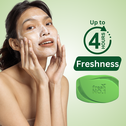 Lime & Aloe Vera Bathing Soap | For Soft, Glowing & Healthy-Looking Skin | Anti-Aging Care | Pack of 5 × 100 g