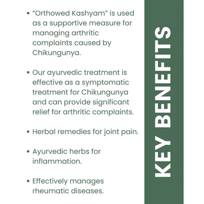 AMBANI HEALTH CARE Orthowed Kashayam I Sugar-Free I Supports Joint & Muscle Strength I Helps In Body Pain Relief for Men & Women (200 ml)