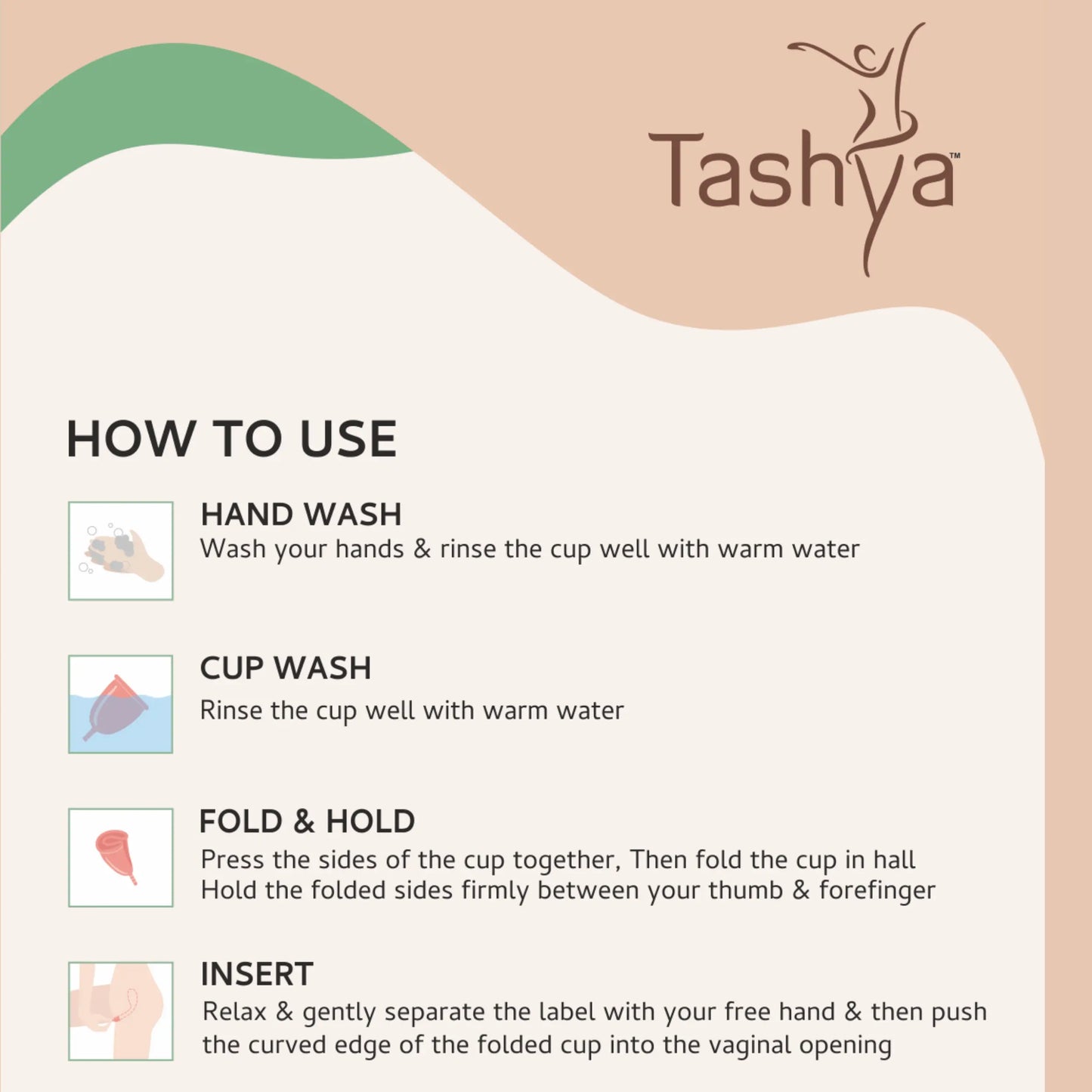 TASHYA Reusable Menstrual Cup (Large) & Cup Wash for Women I Hygienic & Comfortable Silicone Bell Shape Period Cups I Ultra Soft, Removes Odour & Stains I Natural Foaming Cup Cleanser I Safe for skin