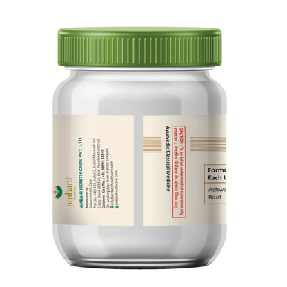 AMBANI HEALTH CARE Ashwagandha Churna I Made with Ayurvedic Herbs I 100% Natural I Helps Boost Strength, Stamina & Energy I Reduces Stress and anxiety I for Men and women – 100 GM