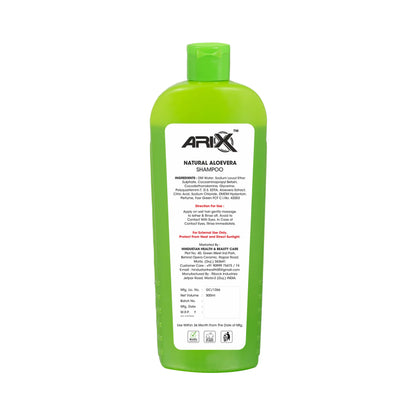 ARIX Natural Herbal Aloevera Shampoo Conditioner I for Dry & Frizz Free Hair I Enhance Shine, Strengthen, Soothe Scalp and Reduce Hair Fall I Paraben & Artificial free I for Women & Men