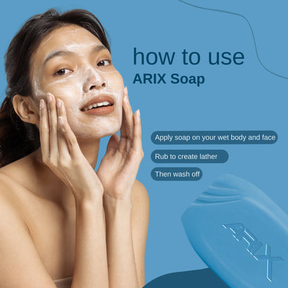 ARIX Cool Mint Soap with Menthol Fresh I Natural Ingredients Handmade Bathing Bar I Cooling & Soothing Effect on Skin