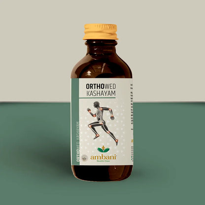 AMBANI HEALTH CARE Orthowed Kashayam I Sugar-Free I Supports Joint & Muscle Strength I Helps In Body Pain Relief for Men & Women (200 ml)