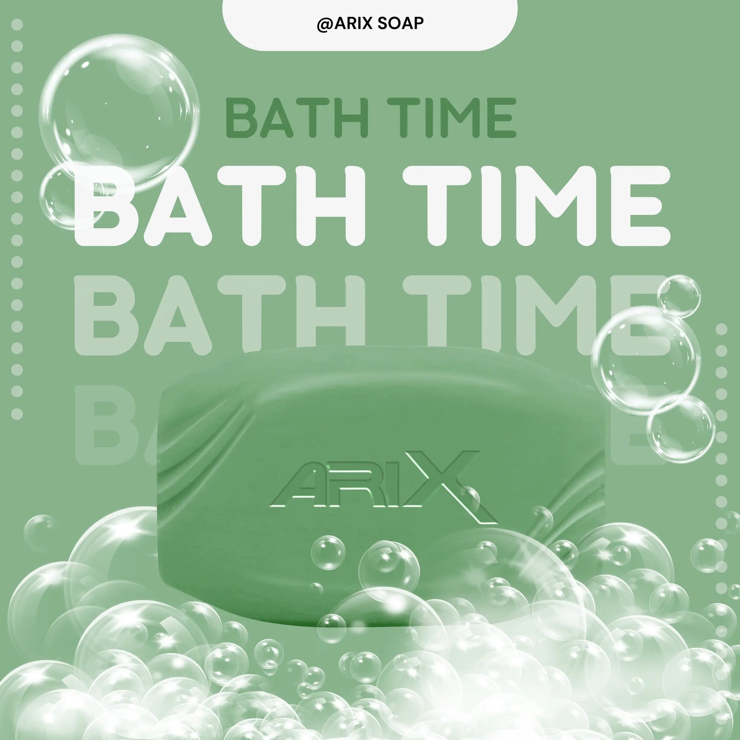 ARIX Neem Soap I Herbal Bathing Bar with Essential Oils I Goodness of Neem Leaves I Anti-Bacterial I for Smooth Soft Moisturised & Nourished Skin (Pack of 4 + 1)