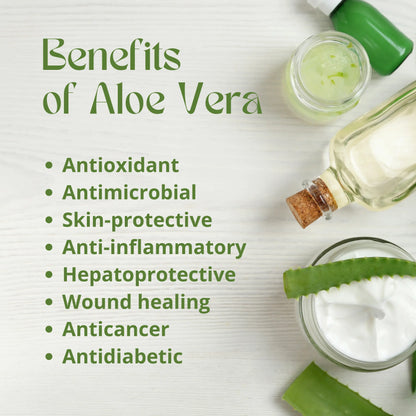 AMBANI HEALTH CARE Pure Aloe Vera Gel I Herbal Multipurpose Beauty Gel I No Parabens I Ideal for Skin, Face, Acne Scars, Hair Care, Moisturizer & Dark Circles I for All Types of Hair and skin (500g)