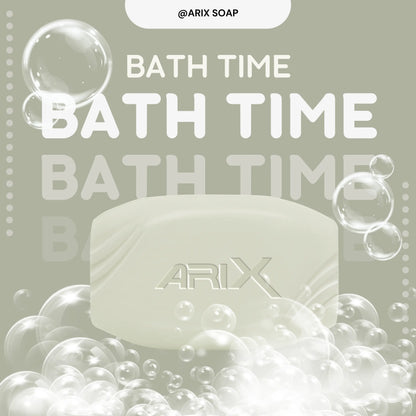 ARIX Almond Soap with Essential Oil I Natural Cleanser I Handmade Bathing Bar for Face & Body I Clear, Glowing & Radiant Skin, Moisturizing I for Women & Men with All Skin Type (Pack of 4 + 1)
