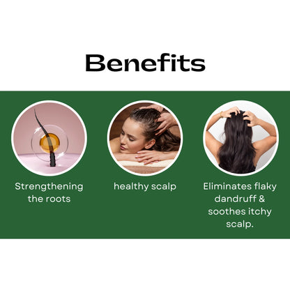 AMBANI HEALTH CARE Ayurvedic Hair Oil I with Comb Extension I Pure & Natural I for Strong, Thick & Shiny Hair I Controls Dandruff I Promotes Hair Growth I for Women & Men with All Hair Types (100ML)