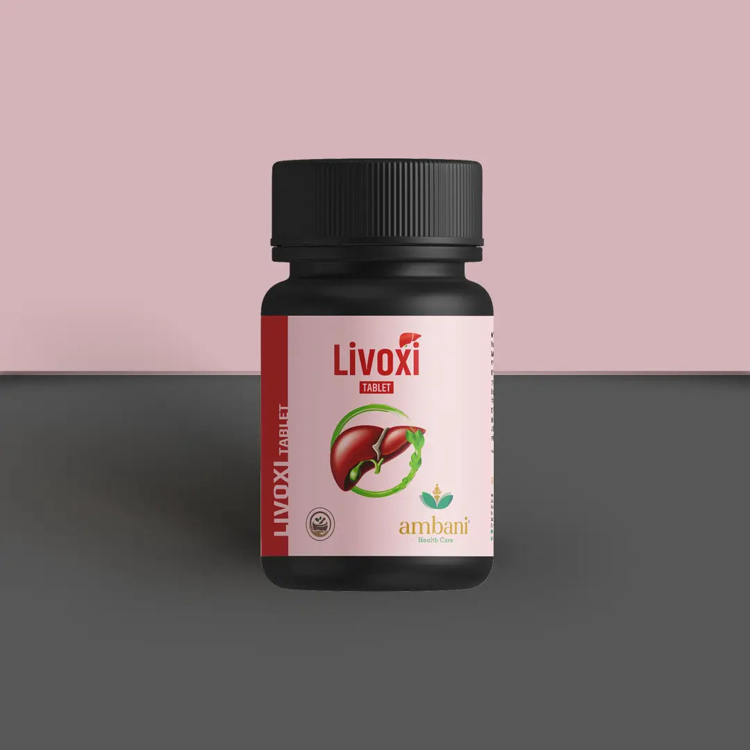 AMBANI HEALTH CARE Livoxi Tablet I All-Natural I Herbal Supplements I Vegetarian I Stress Hormone I for Men & Women
